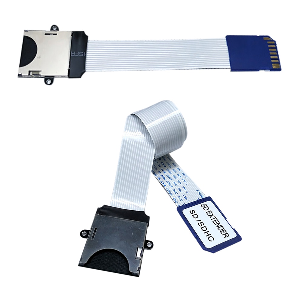 Sd Naar Sd-kaart Verlengkabel Kaart Lezen Adapter Flexibele Extender Micro Sd Naar Sd/Sdhc/Sdxc geheugenkaart Extender Cord Linker