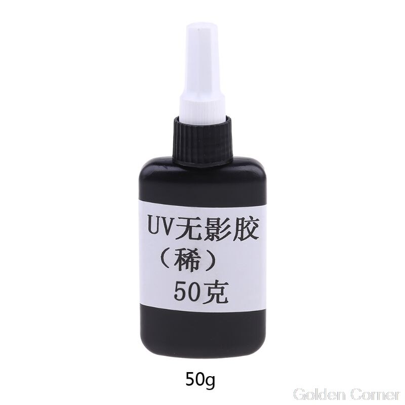 Resina UV transparente dura para la fabricación de joyas, curado ultravioleta, luz solar activada, W8EB: 50g