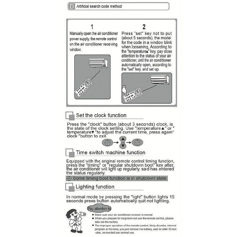 1pc Universal Wireless IR remote controls K-1028E Ac Digital Lcd Remote Control For Air Condition