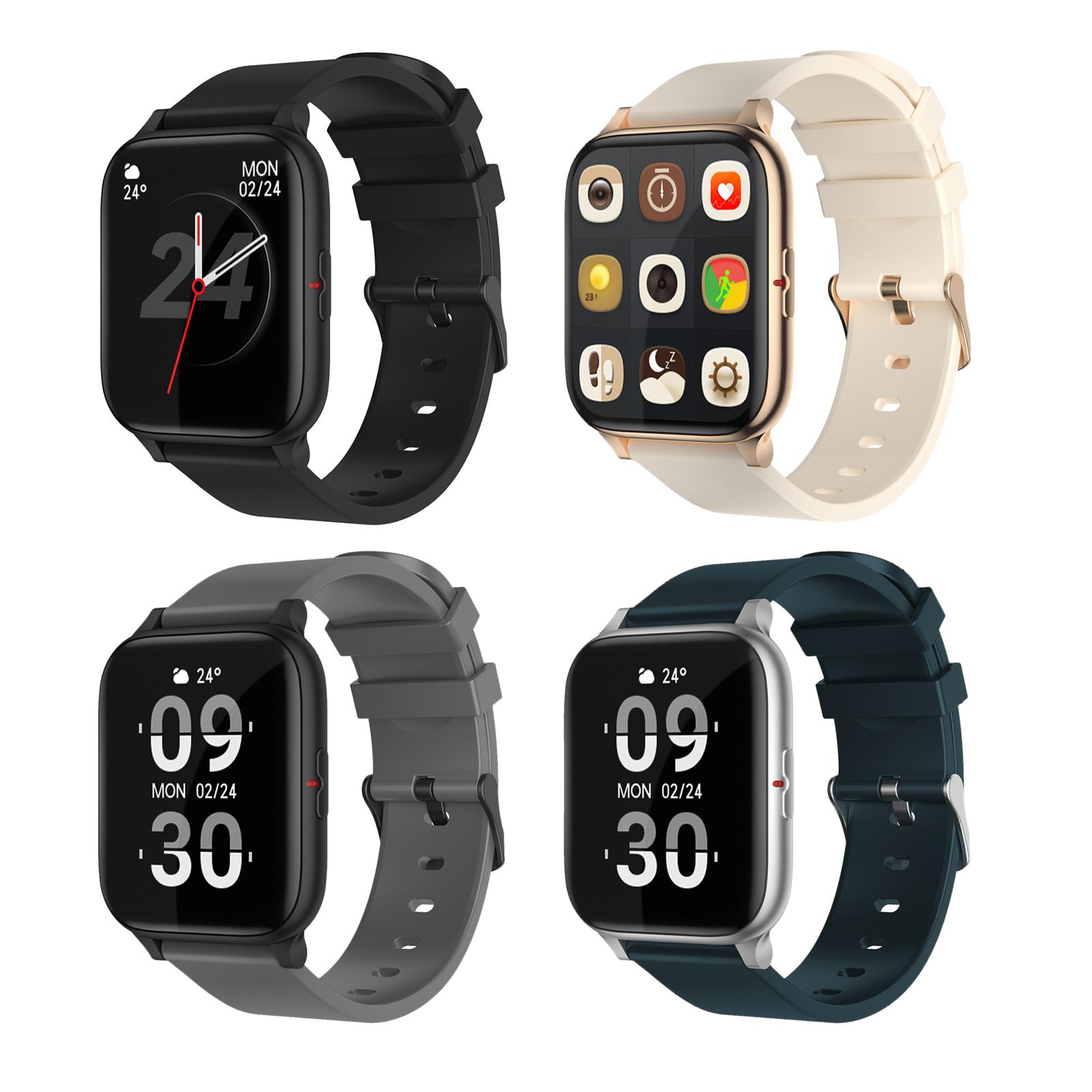 1.75' Smart Watch Adult Waterproof Bluetooth Smartwatch Sports Watch Health Tracker Thinner &amp; Larger Wrist Band for IOS Android