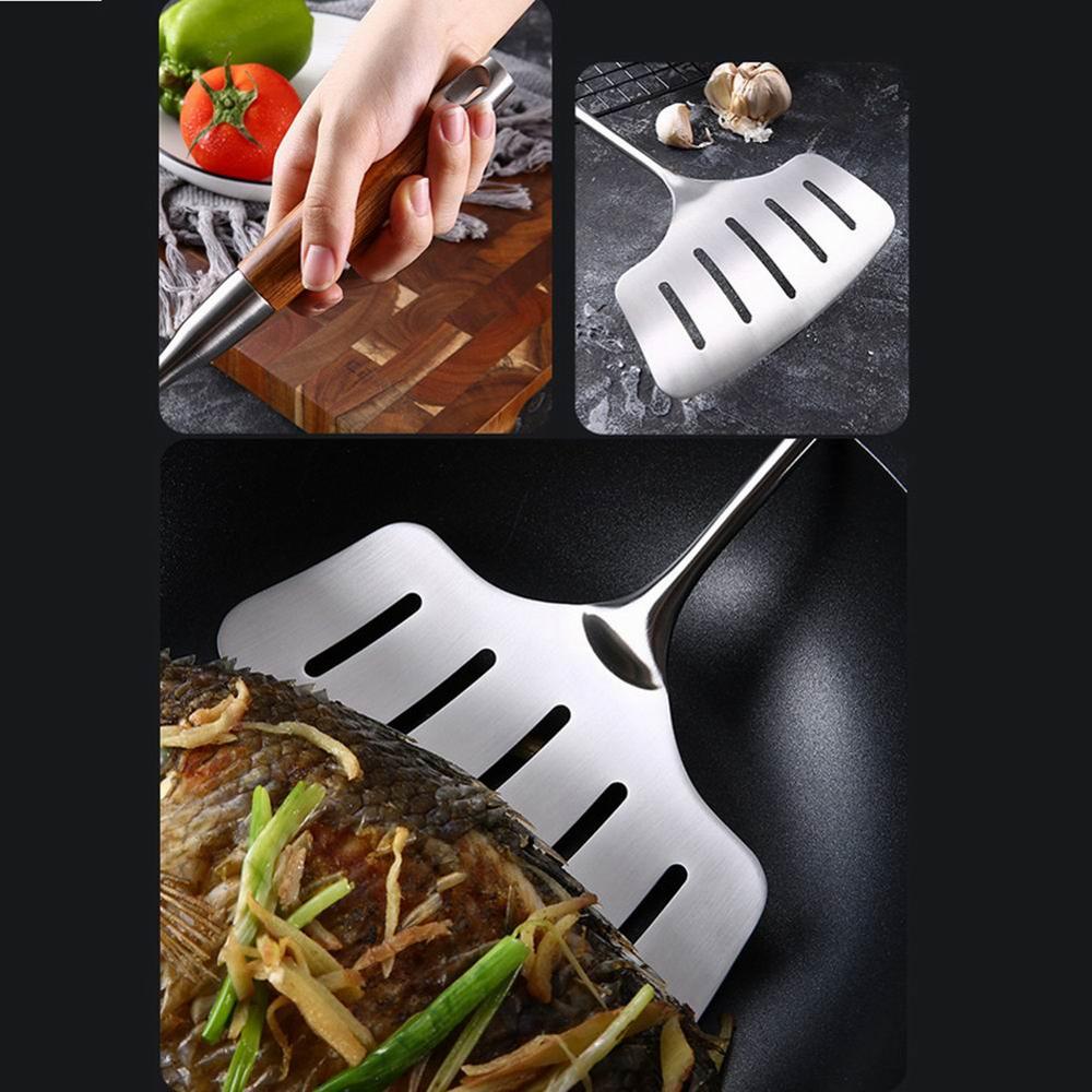 Kitchen Tools Slotted Turner Spatula Extra Wide Kitchen Spatula for Cooking Baking Flipping Frying