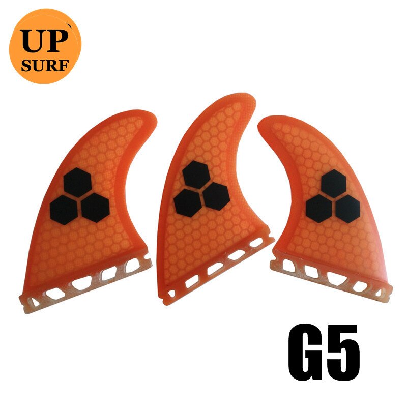 Future Fins-aletas para tabla de surf Future G3/G5/G7, 3 piezas por set: Orange G5