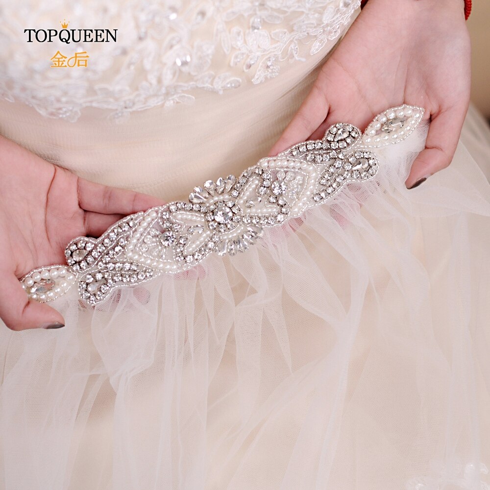 Topqueen VS208 Bruiloft Sluier Bruid Sluier Bruiloft Decoratie Ivoor Rhinestone Bead Meisje Sluier Lange Sluier Sluiers Bruids Korte Sluier