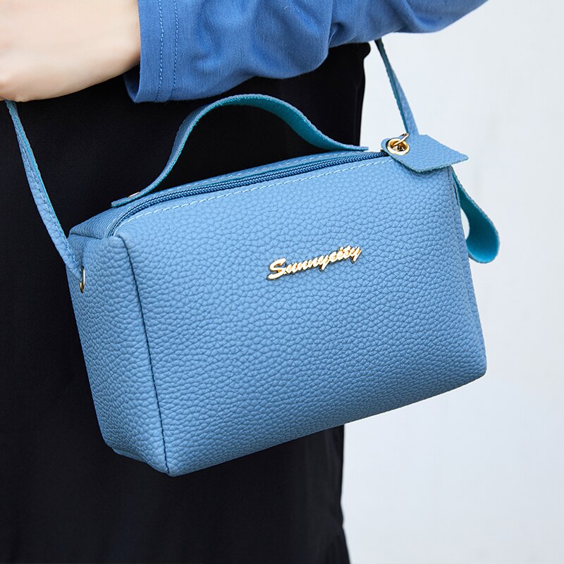 bags for women's handbag bucket bag small purse cell phone shoulder bag cute solid cross body zipper bags purse