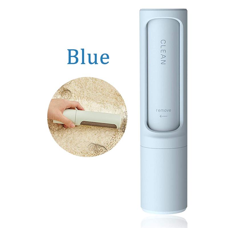 mini przenośne usuwanie kłaków na sierść zwierząt kędziory golarka robić tkanin na sweter wełniany tkany płaszcz ubrania puch koty psy futro obieraczka: niebieski