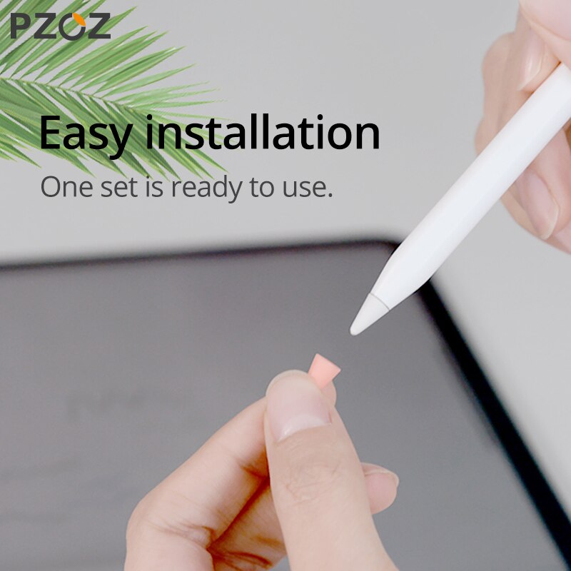 PZOZ 8szt Futerał Ochronny Silikonowy do Apple Pencil 1 & 2 - Pokrowiec na Rysik