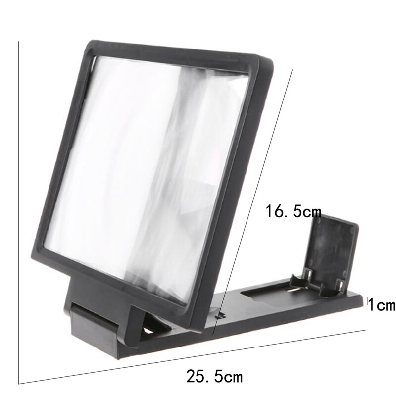 3d skjerm forsterker universal mobiltelefon forstørrelsesglass hd video stativ brakett foldbar skjerm forstørret øyne beskyttelse hold