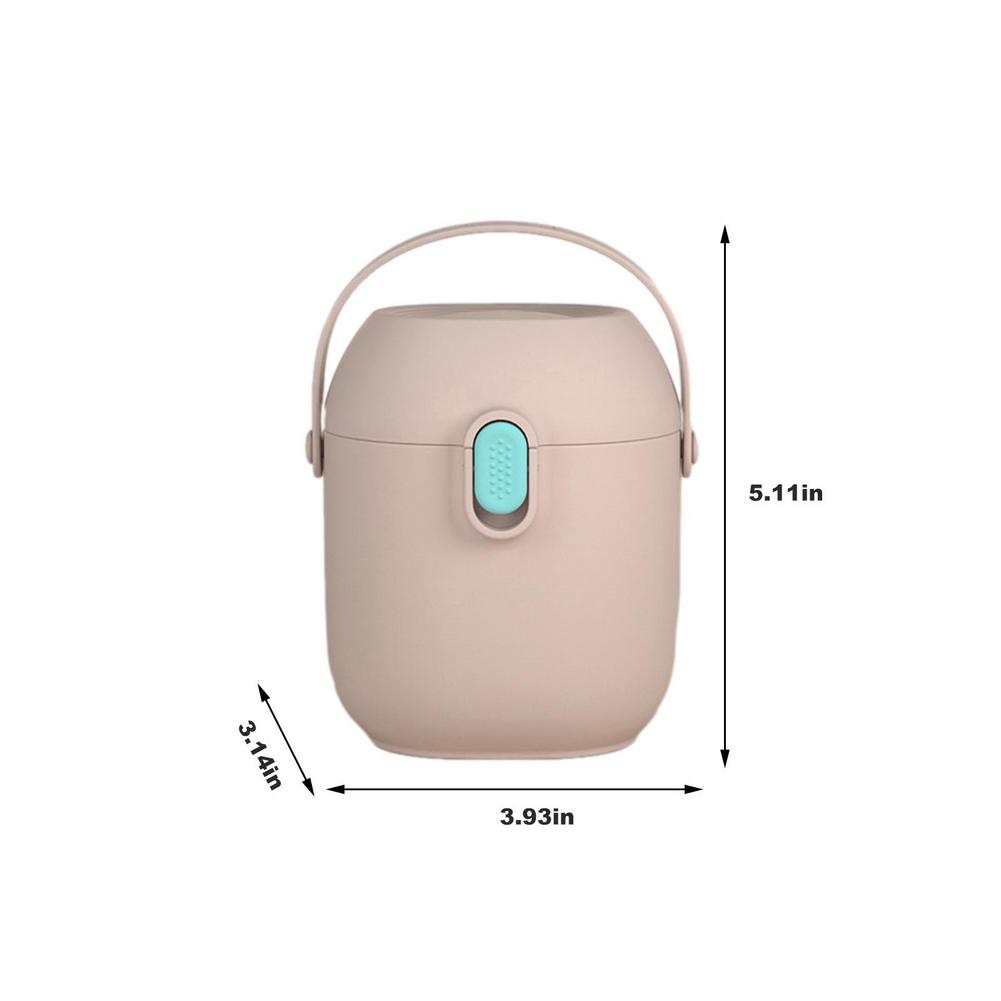 Portable Baby Food Storage Box Essential Cereal Infant Milk Powder Box Toddle Snacks Container With Spoon Portable Baby Snack