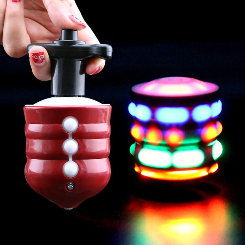 Gyro Creatieve Speelgoed Tol Voor Prachtige Collectie Decor Kleurrijke Flash Led Licht Tol