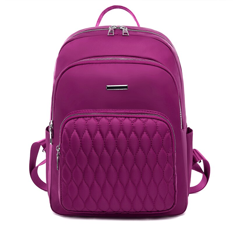 Mochila de viaje informal para mujer, de , de , duradera, Oxford, mochila bonita estilo informal, mochila de compras para chicas: Púrpura