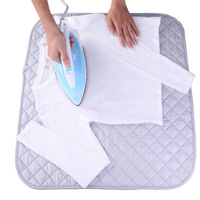 Alfombrilla para planchar portátil, plancha antideslizante, resistente al calor, manta para mesa, tabla de planchar para el hogar
