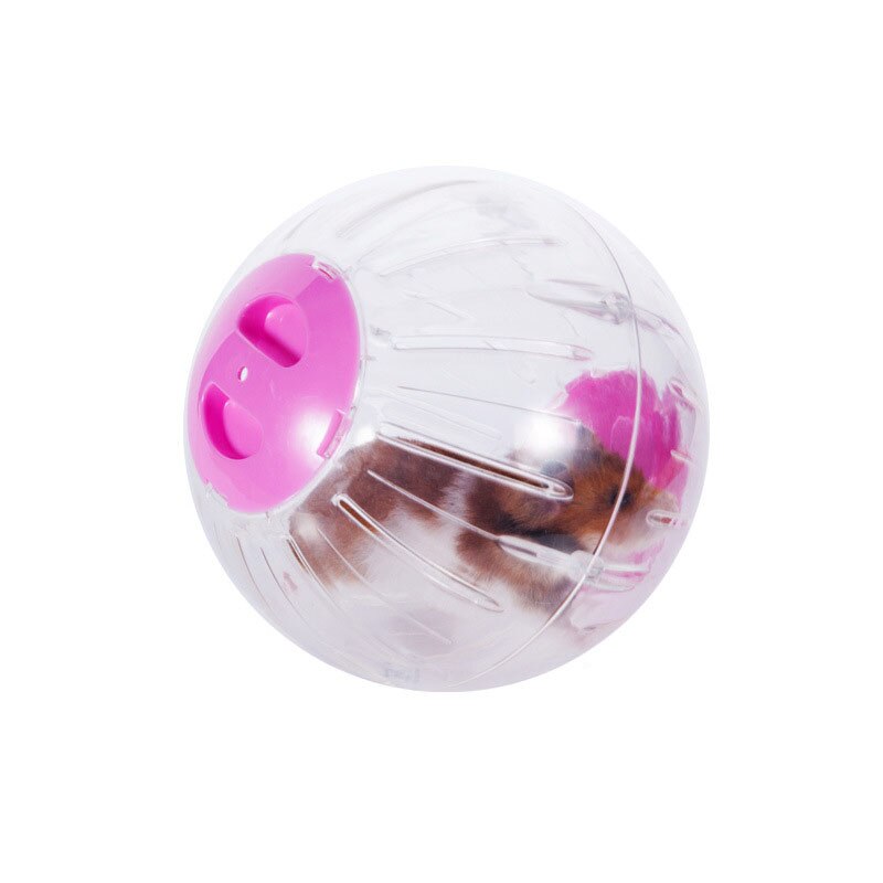 1pc Big Size Mouse Rat Hamster Toys Transparent Plastic Small Pet Toy Running Jogging Playing Ball For Dia 18.5cm