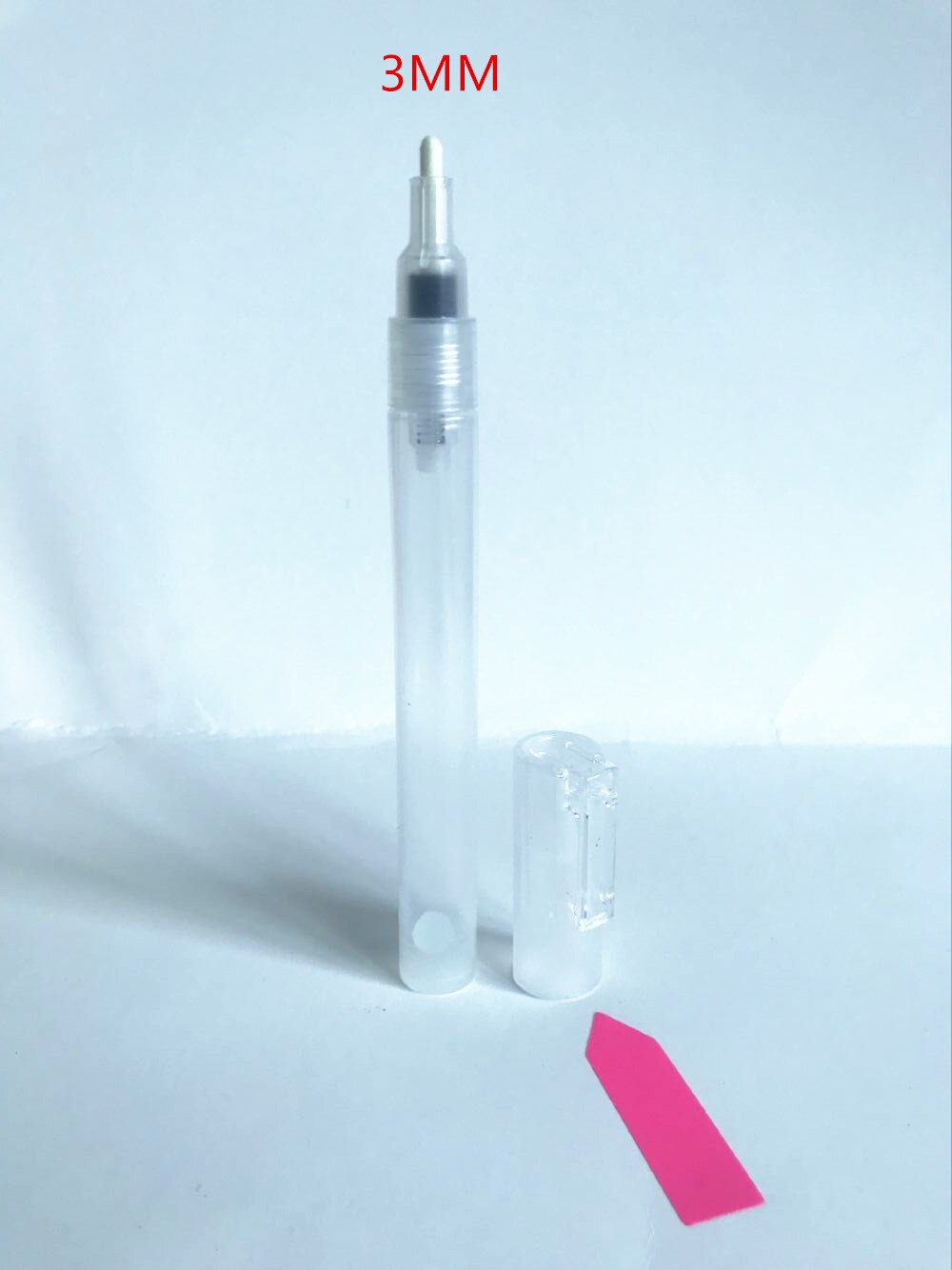 Stylo vide répétable en plastique, 1 pièce, marqueur à craie liquide, baril, stylo Graffiti, accessoires pour stylo de peinture 3mm 5mm 6.5mm 8mm: 3mm