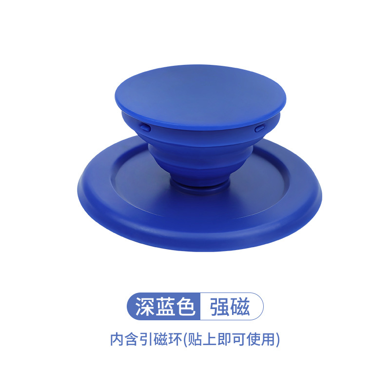 Acrylic Phone Grip Foldable Desktop Phone Holder Simple Phone Support Stand Ring for Iphone Huawei Xiaomi: green