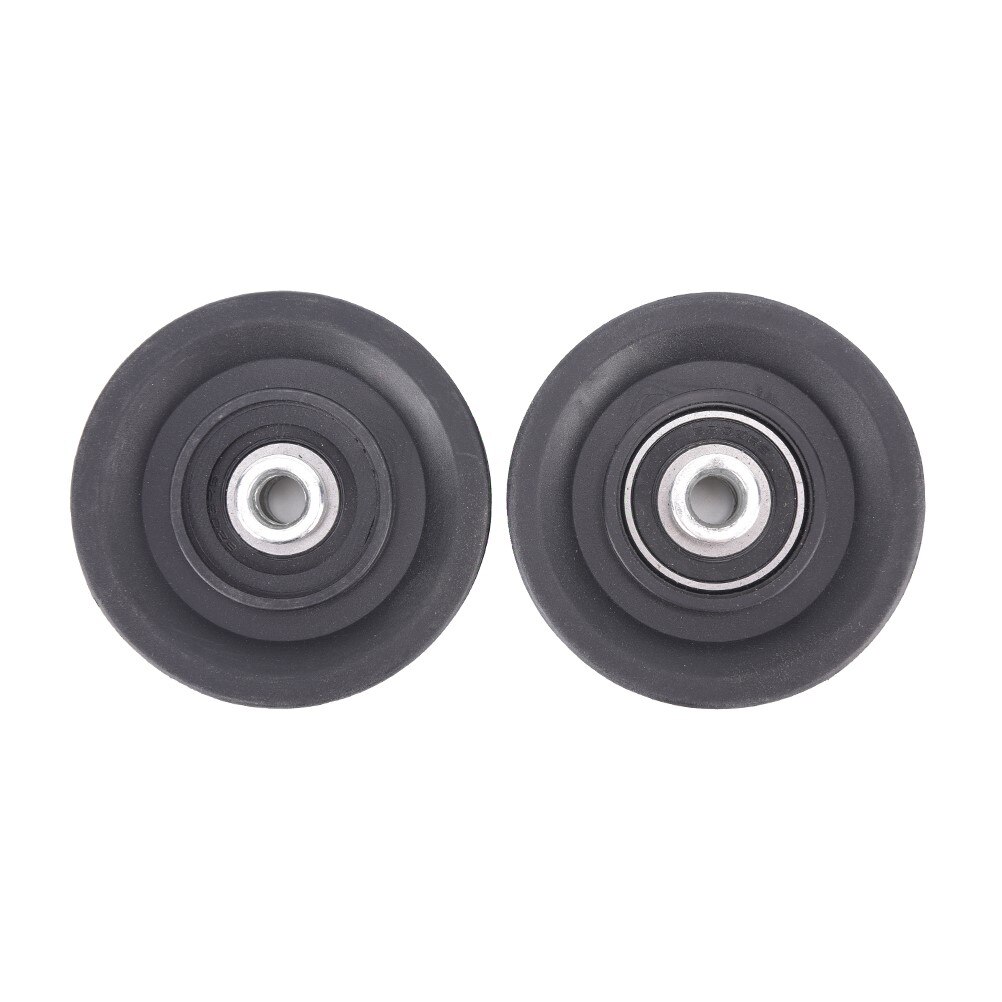 90mm slijtvaste nylon lagers katrol wiel kabel sportschool fitnessapparaat onderdeel universeel zwart