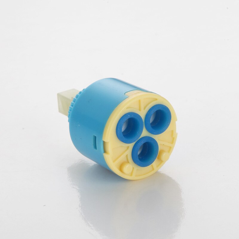 Ceramic Cartridge 35mm / 40mm Valve Kitchen Bathroom Cartridge Valve Mixer Tap Repalce Accessories Rotation Flat Base