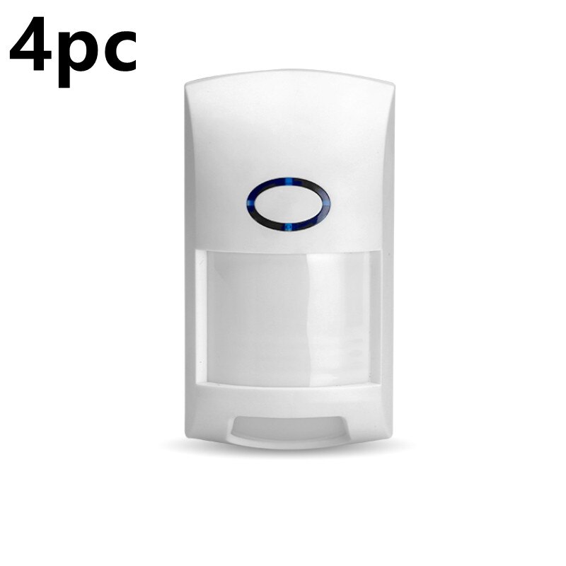 4pc Aubess Smart WiFi PIR Motion Sensor Wireless Alarm Detector Tuya WiFi Infrared Detectors Sensor APP Real-time Control: 4pc