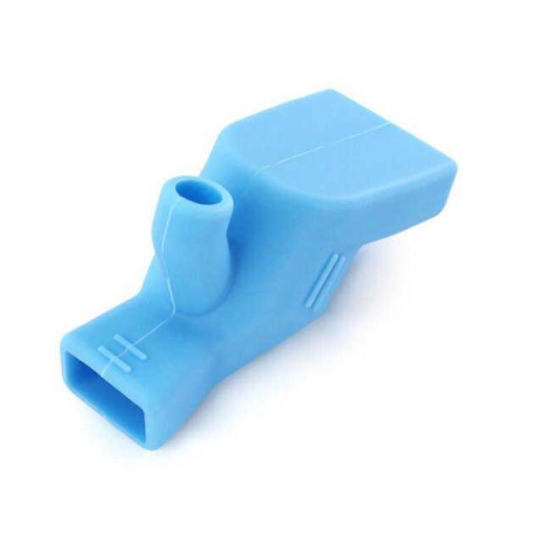 Sink Nozzle Faucet Extender Rubber Elastic Water Tap Extension Kitchen Faucet Accessories For Children Kid Hand Washing Bathroom: blue