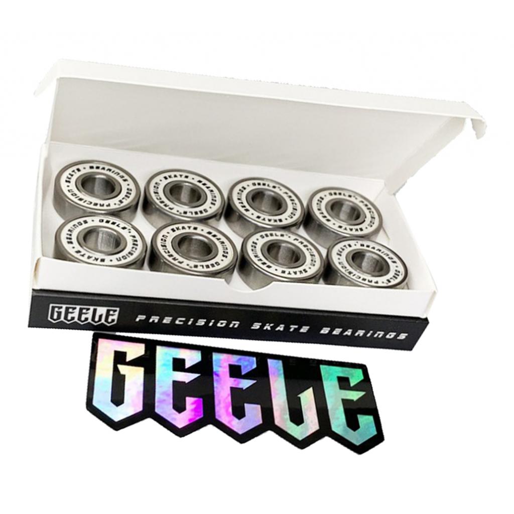 8Packs Precision Skateboard Bearings Carbon Steel For Inline Skates Spinners