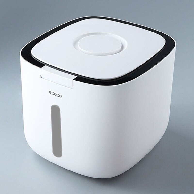 HIIALIUR 360° roterende voedseldispenser, graan- en rijstopslagcontainer, 6-raster roterende rijstdispenser keuken droogvoedselopslagcontainers, goede afdichting, voor kleine bonen, gerst, gierst
