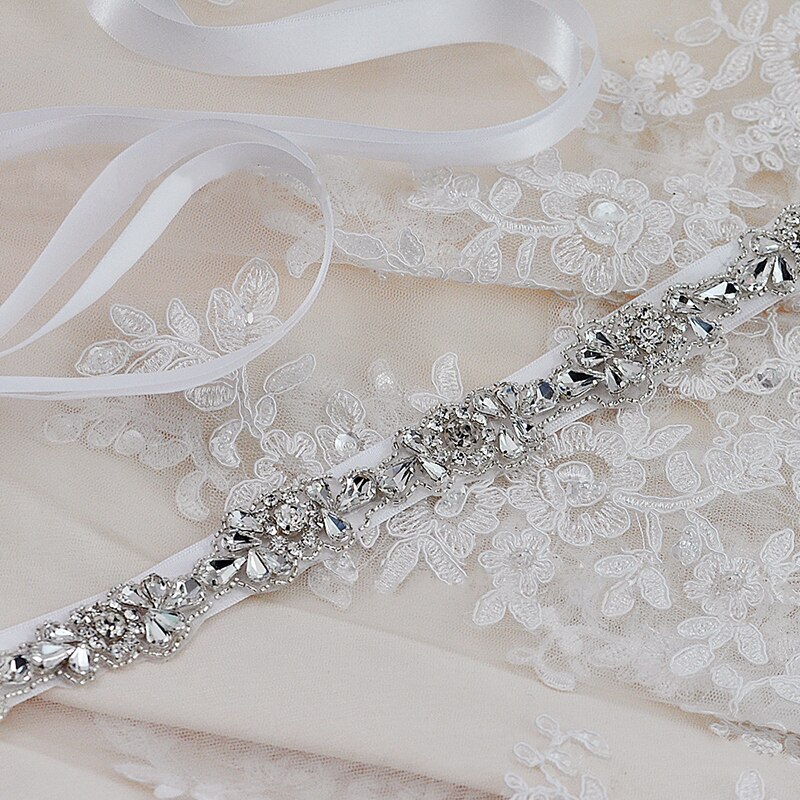 Cinturón De vestido De Novia cinturón para cintura De Novia con cuentas De cristal, color blanco marfil, barato