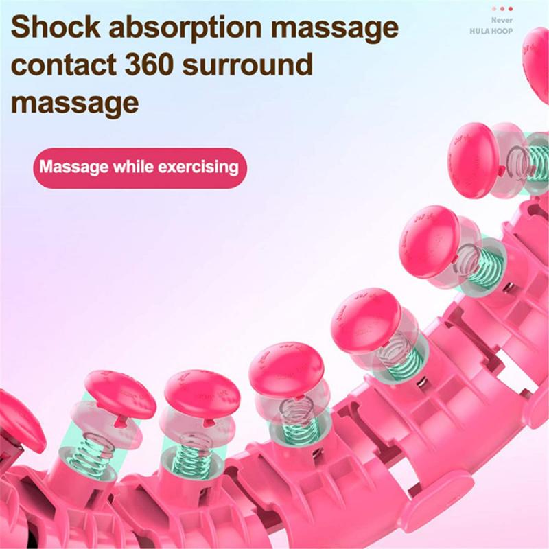 Cerceau de Fitness pour le Yoga à domicile, cerceau mince pour réduire la graisse du ventre, ne jamais tomber filet intelligent détachable, cerceau de Massage pour célébrités