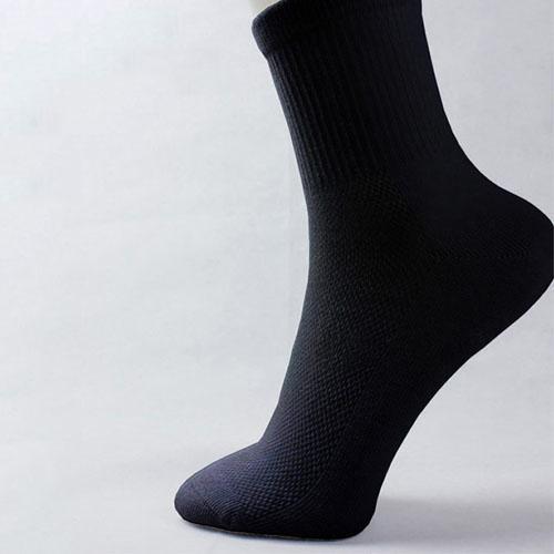 5 Paare/los Neue männer Socken/Herbst Winter Thermische Weiche Baumwolle Sport Socke für Männer Frauen: Schwarz