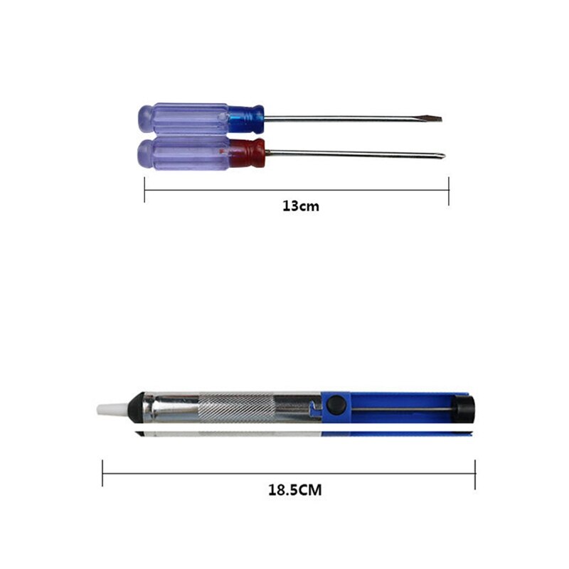 20Pcs Electric Soldering Iron Welding Tool Kit 110V 60W Control Welding Station Tip Case