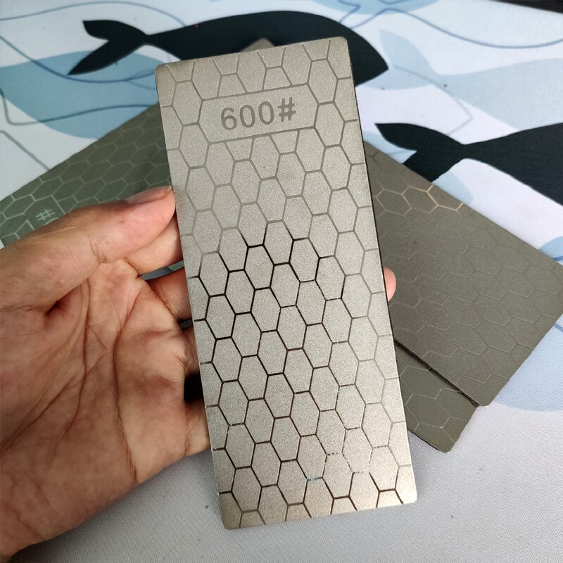 Diamond sharpening stone 400# 600# 1000# 1200# sharpener 1 piece set of ultra-thin honeycomb surface whetstone sharpening tool
