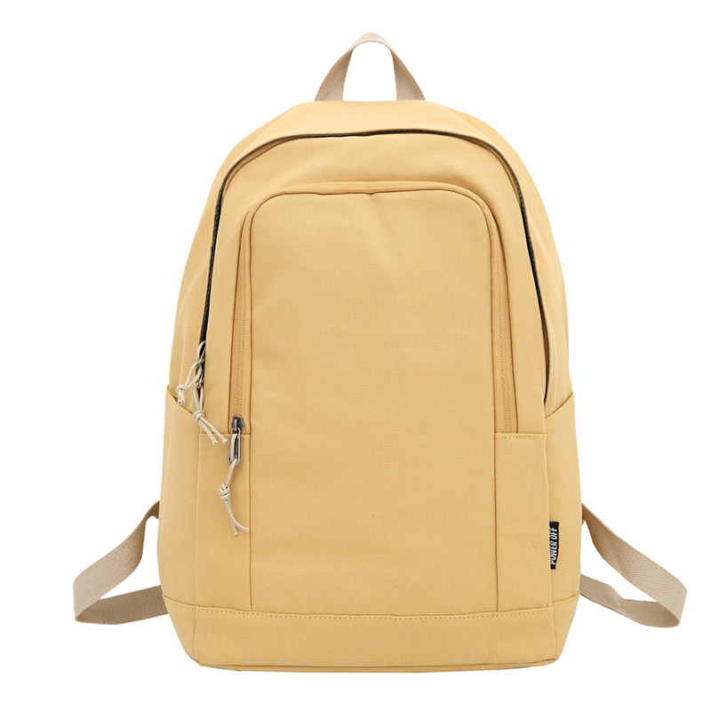 Vrouwen Rugzak Canvas Student Schooltas Voor Tiener Meisjes Unisex Laptop Rugzak Vrouwelijke Reizen Rugzakken Boek Tas: Yellow