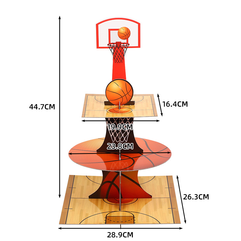 Suministros de de cumpleaños de baloncesto, recuerdos, pajitas de papel de baloncesto, adornos para magdalenas, llavero, caja de barco, decoración deportiva para de baloncesto: Color zafiro profundo