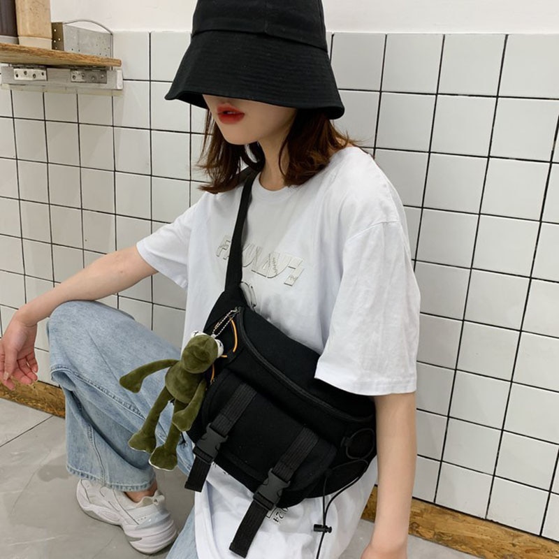 Riñonera para mujer de estilo Harajuku, riñonera estilo Hip-hop, riñonera femenina a la , riñonera, riñonera, billetera YB734