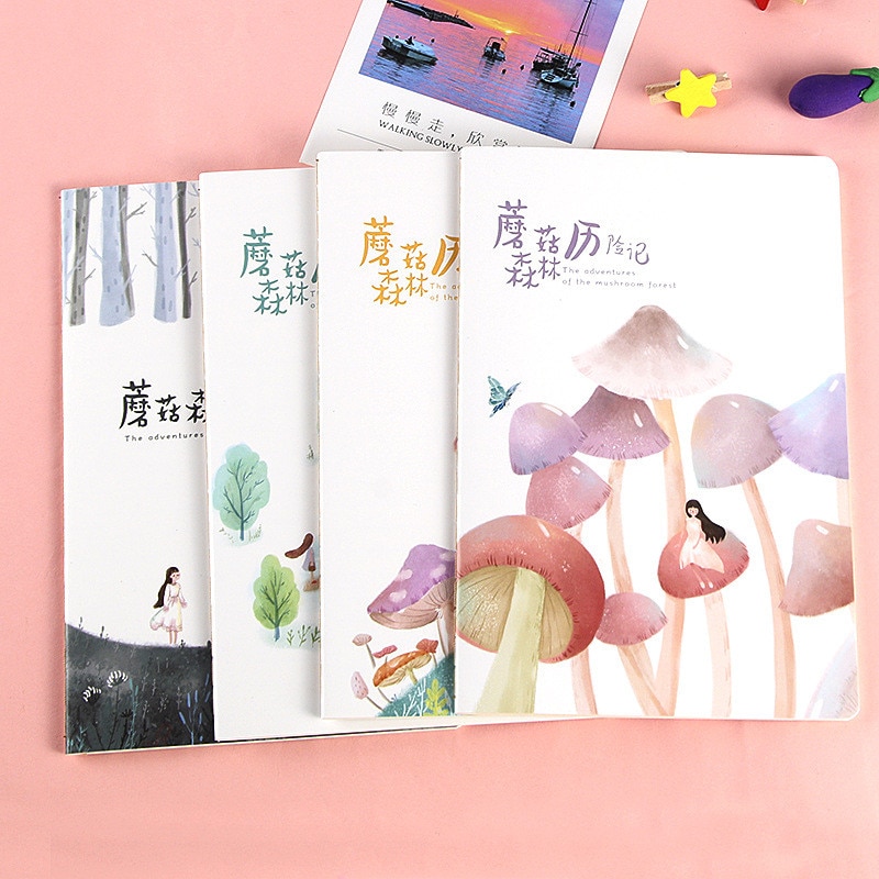 30 Pages Vintage Notepad Book Line Simple Japanese Style Lovely Image A5 Notebook School Supplies Student Stationery