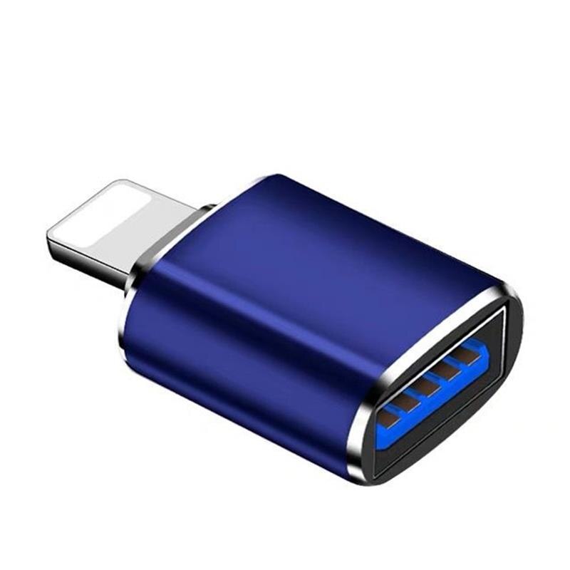 Adaptador USB OTG Lightning macho a USB3.0 iOS 13, adaptador de carga para iPhone 11 Pro XS Max XR X 8 7 6s 6 Plus iPad