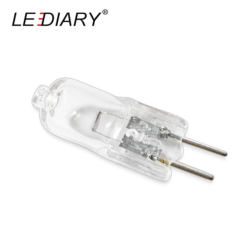 Lediær 40 stk dimbar halogen  g4 pære 12v 10w 20w 35w klar jc type wolfram til lysekrone lampe hver pære med en indre boks
