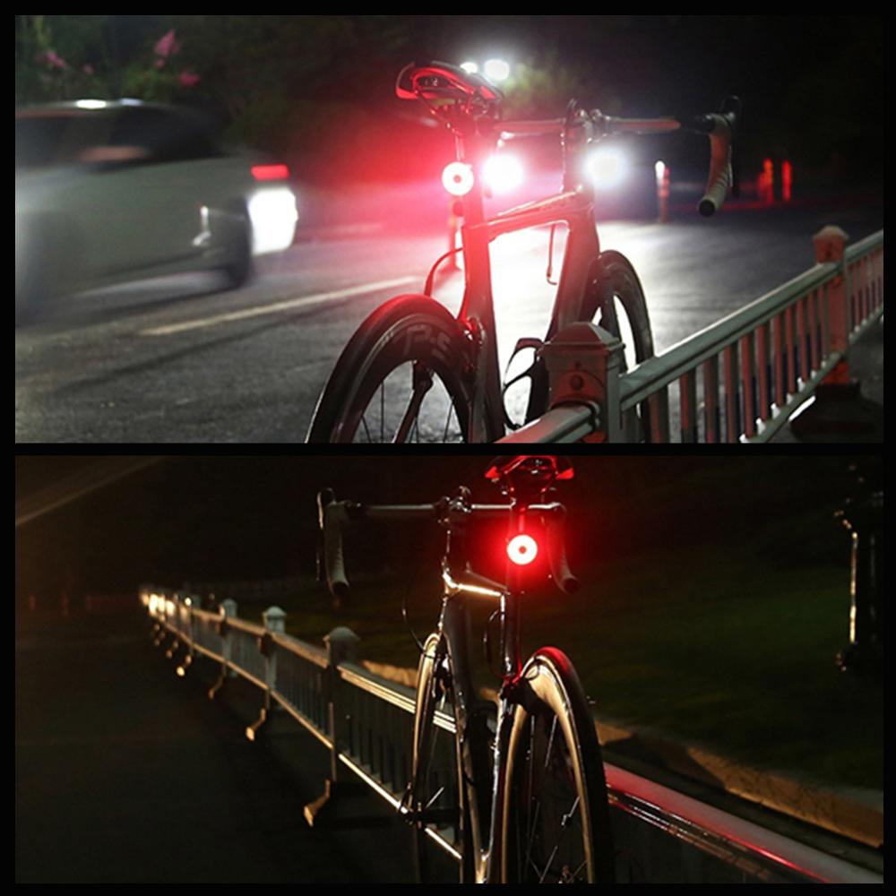 Usb Achterlicht Voor Mtb Fiets Mini Led Fiets Staart Lighs Waterdichte Fietsen Terug Waarschuwing Lamp Helm Rugzak Zaklamp
