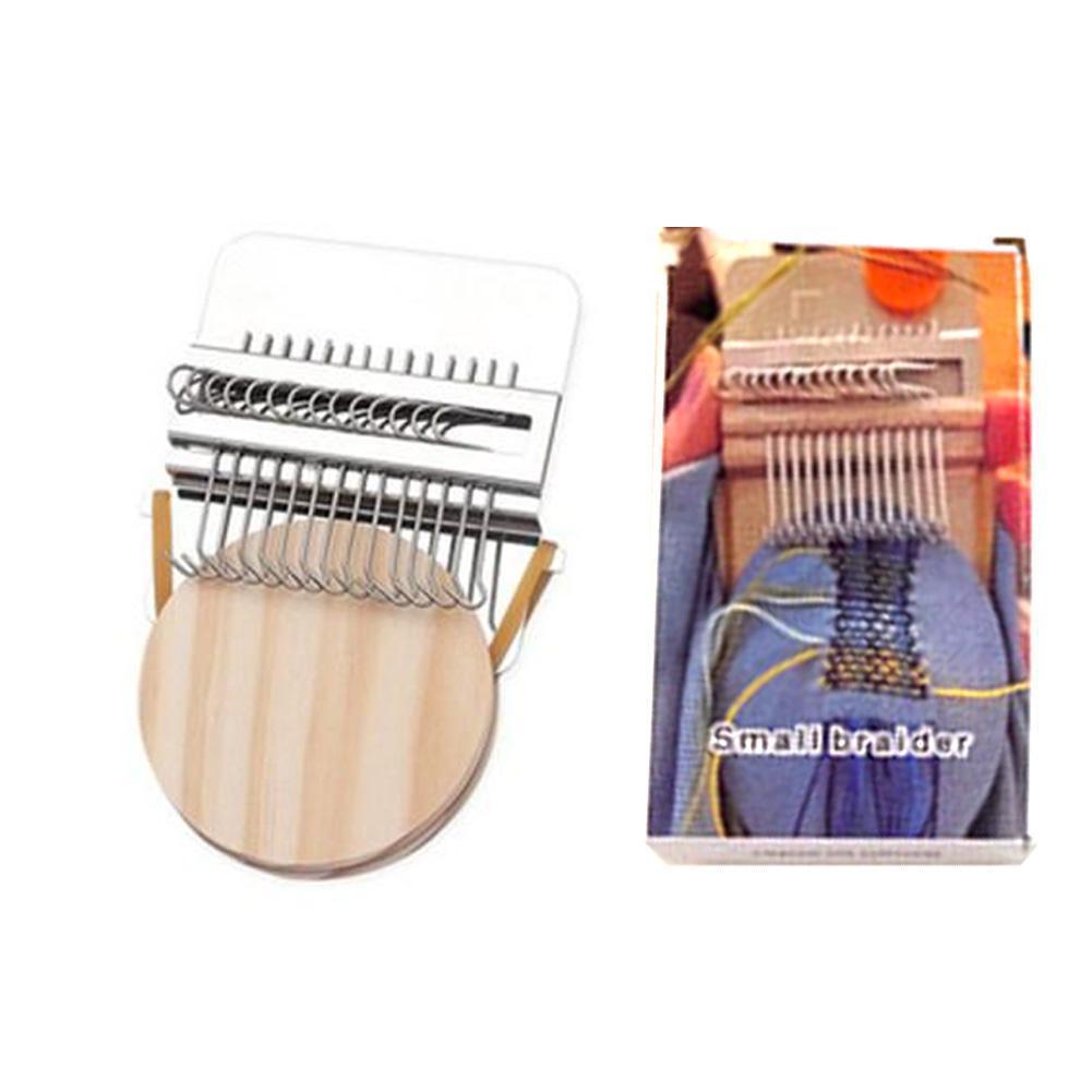 Minimáquina de telar de zurcir, herramienta de tejido tipo Speedweve de costura de ropa DIY, telar pequeño para máquina de zurcir con instrucciones