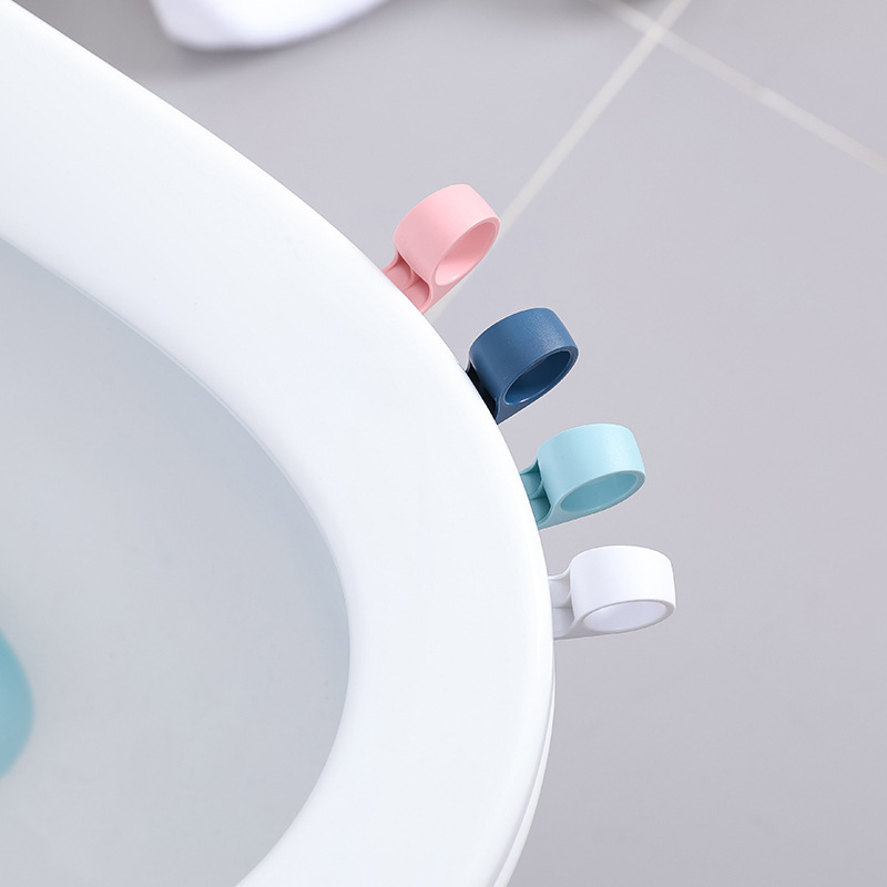 4pcs! Toilet seat lifter Device Portable snail potty ring handle Toilet Cover lid holder for home Bathroom Travel WC Seat Clean