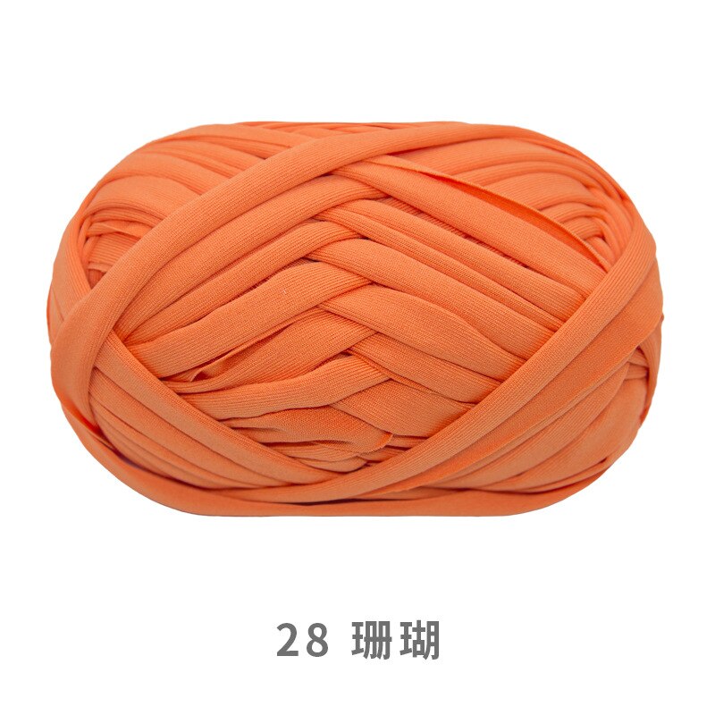 Neemoy100g/ball Colorful Cloth Strip Yarn Hand Knitting Crochet Thread for DIY Handmade Cushion Carpet Line Coarse Yarn: 28