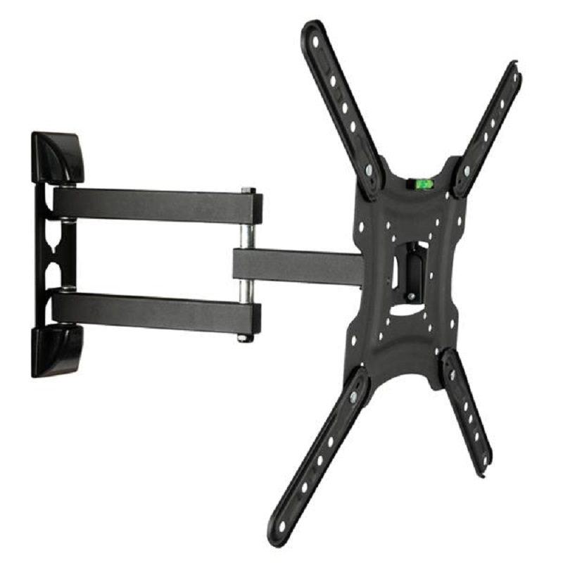 Universal 30KG Adjustable TV Wall Mount Bracket Flat Panel TV Frame Support -15 5 ° Degrees Tilt with Gradienter for 14-55 Inch