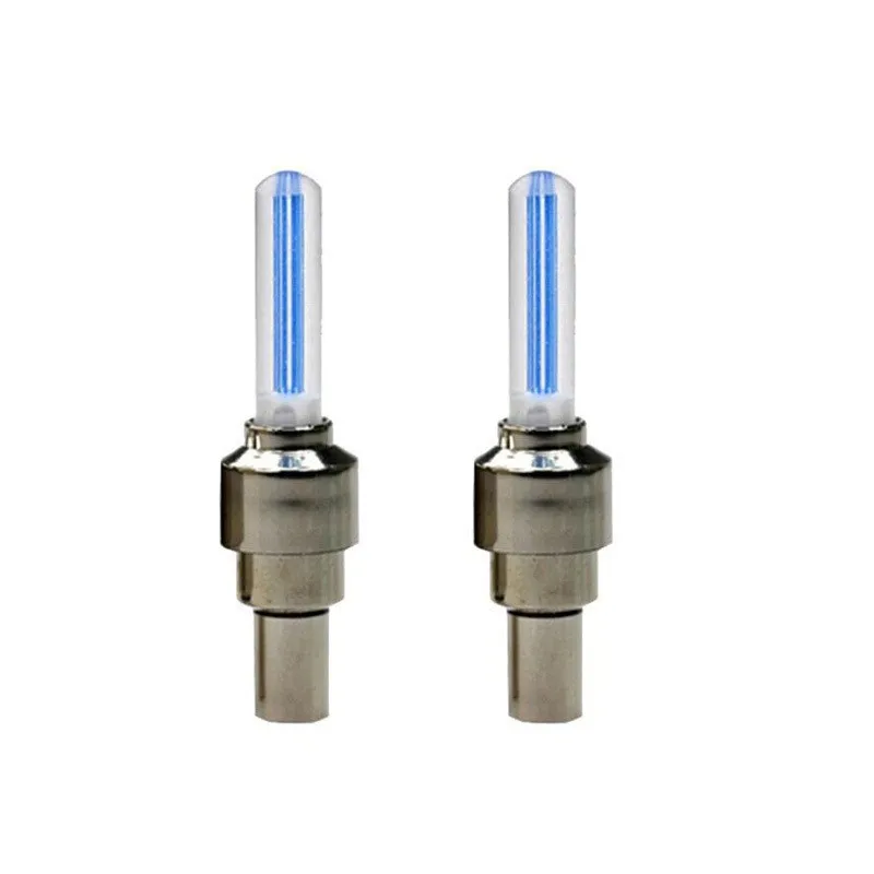 Fahrrad Speichen Lichter Fahrrad LED Licht Reifen Ventil Kappe Taschenlampe Rad Speichen Leichte Auto Motorrad Zubehör: Gelb
