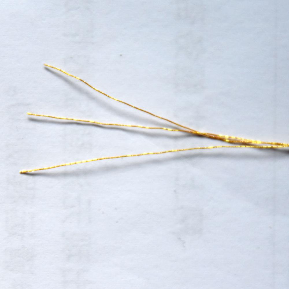 Gyllene silvertråd sträng slitstarkt gör-det-själv-rep för korsstygn halsband armband pärlmärke gör kläder dekoration