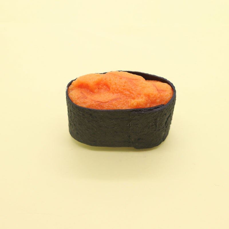Imán de nevera para sushi japonés, modelo de comida de salmón, Decoración de cocina, adhesivo magnético, pasta creativa, estéreo, arte artesanal,: C