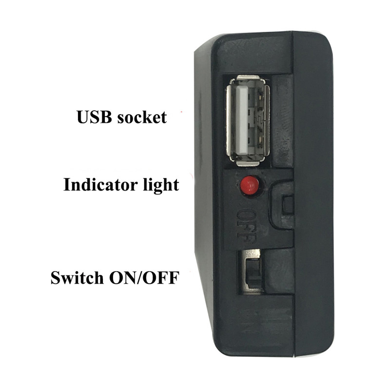 Vinger Elektrische Handschoenen USB Outdoor Verwarming Batterij Ski Handschoenen Dikke Verwarming Handschoenen Plus Fluwelen Comfort Elektrische Handschoenen