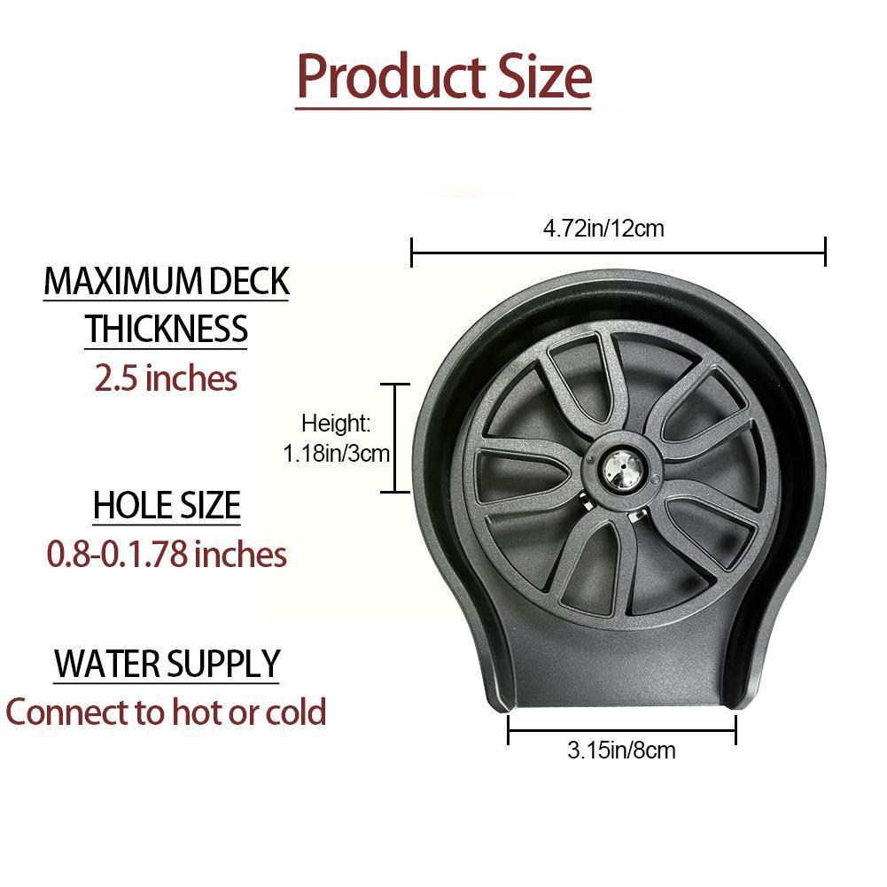 Glass Rinser for Kitchen Sink Bottle Cup Washer for Sink Attachment Kitchen Bar Sink Cleaner Accessories Sprayer Faucet Bab F5Q2