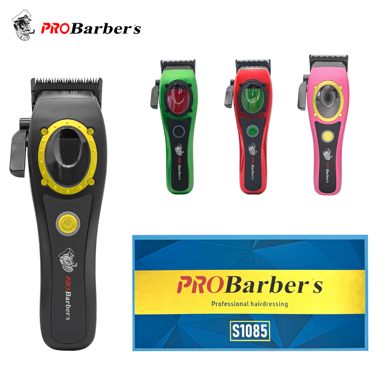 OEM 8000rpm Brush Magnetic Motor Barber Clipper Brush Hair Clipper Cordless Blade Clipper for men Hair cutting machine