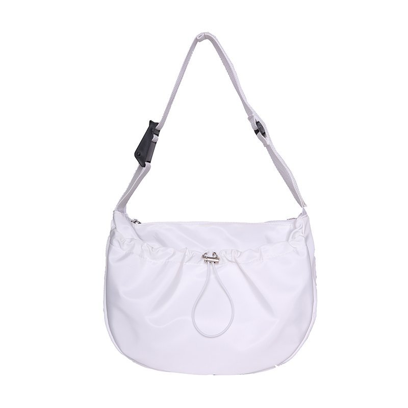 Luxus-umhängetaschen aus pu-leder, Landstreicher-taschen, crossbody-taschen für damen, schultertaschen, große damenhandtaschen: Weiße leinwand