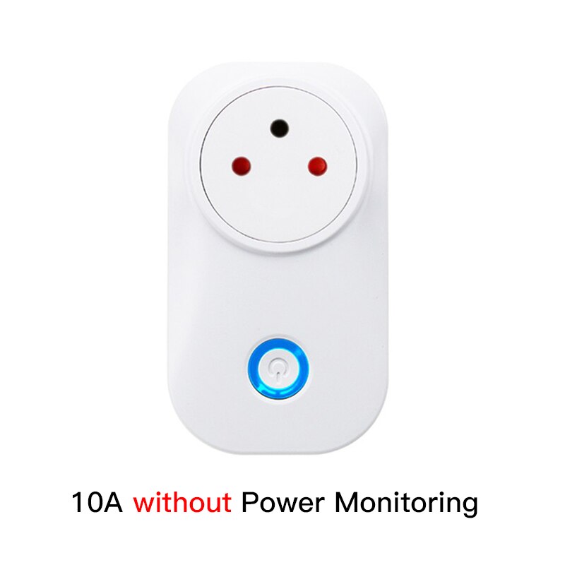 FrankEver Wifi Smart Socket 10A 16A with Power Monitoring Surge Protector for Israel India Brazil Italy UK EU AU Smart Plug: Israel 10A