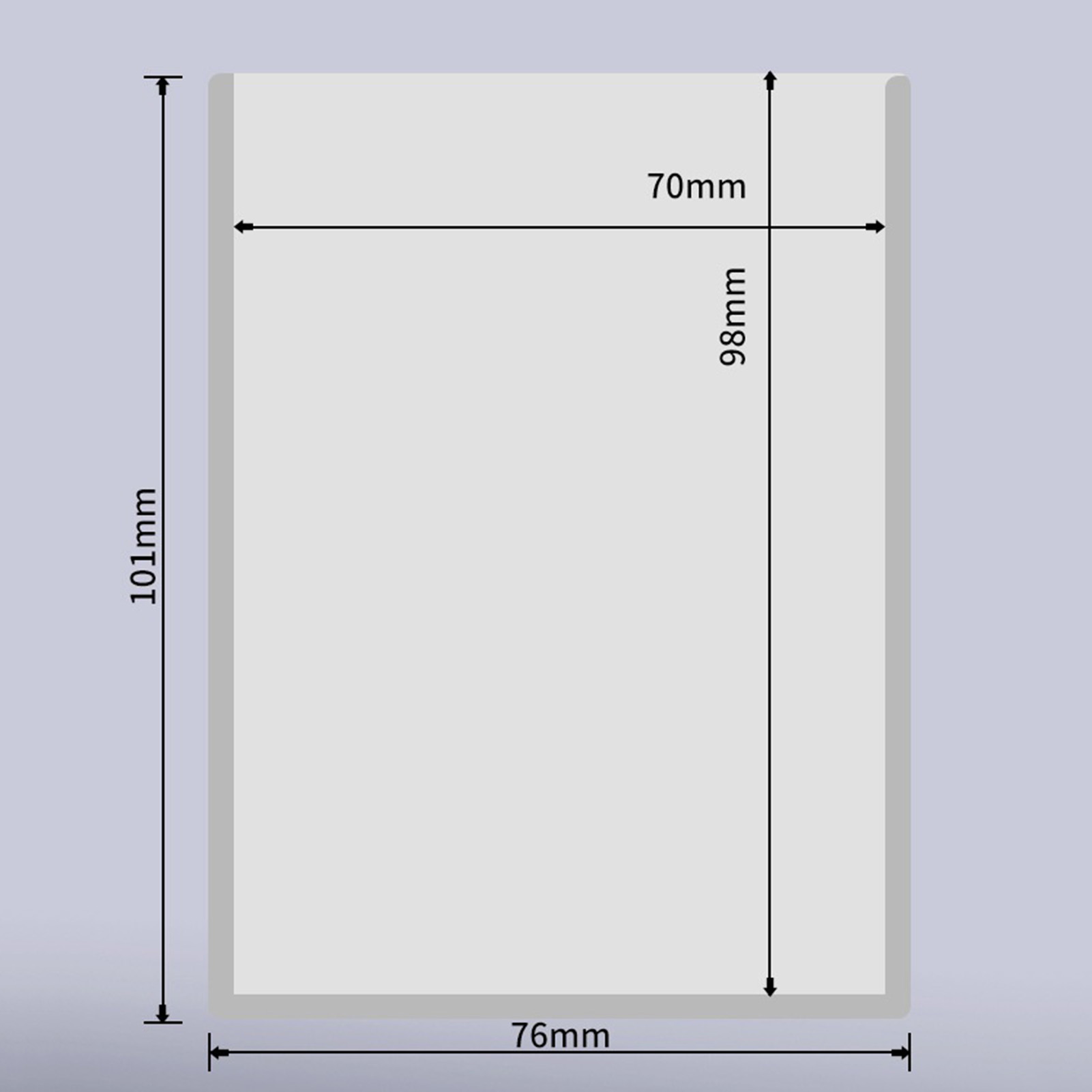 Transparent Card Sleeves 25PC 3X4 Inch Thick Hard Card Sleeves For Trading Card Protective Sleeves Holder Card Covers Fit For Ba