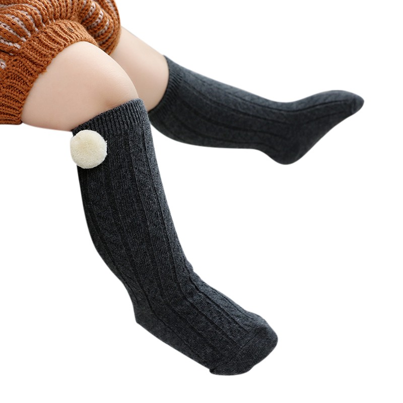 Chico LOS NIÑOS Calcetines bebé calcetines de algodón de Anti-slip chico s calentadores de la pierna del bebé: SH / 12 meses